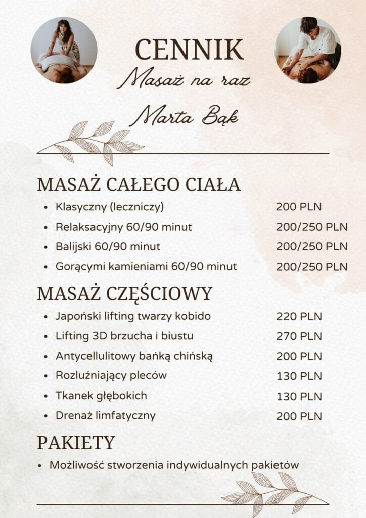 masaż domki nad jeziorem mucharskim